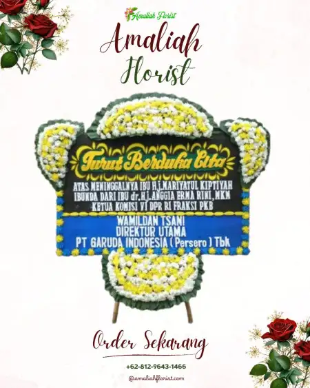 Papan Bunga Duka Skanto