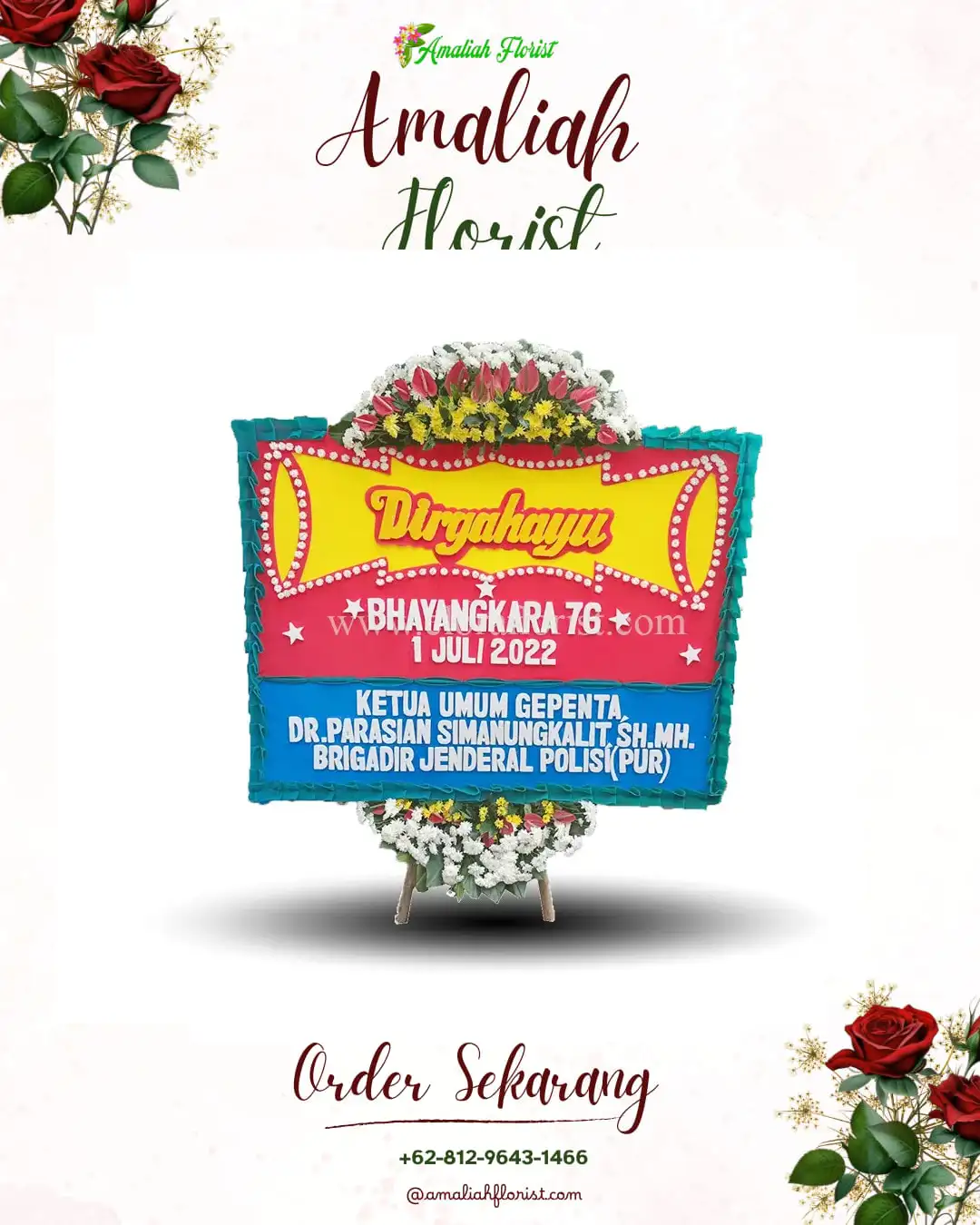 Papan Bunga HUT Ulang Tahun Skanto